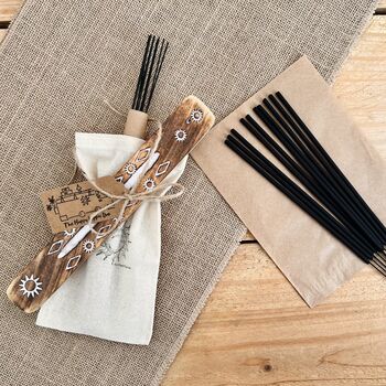 Black Pomegranate Hand Dipped Incense Sticks Fruity, 4 of 12