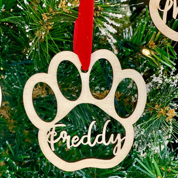Personalised Pet Bauble For Your Cat Or Dog, 2 of 4