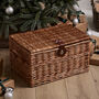 Four Person Green Tweed Chest Picnic Hamper, thumbnail 3 of 6
