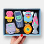 Personalised 90s Baby Letterbox Cookies, thumbnail 1 of 8
