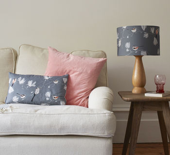 Long Tailed Tit Pink Bird Lampshade, 3 of 4