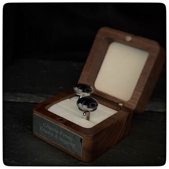 Personalised Lawn Bowls Cufflinks, 6 of 10