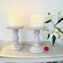 Hand Painted Large Vintage Pillar Candle Holder, thumbnail 2 of 7