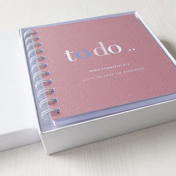Personalised 'To Do' Lists Small Notebook, 2 of 10