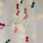 Crystal Christmas Garland, Handmade, thumbnail 8 of 12