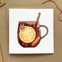 Mulled Wine Christmas Cards Pack Of Four, thumbnail 2 of 4