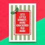 Cheeky Christmas Card For Women, thumbnail 3 of 3