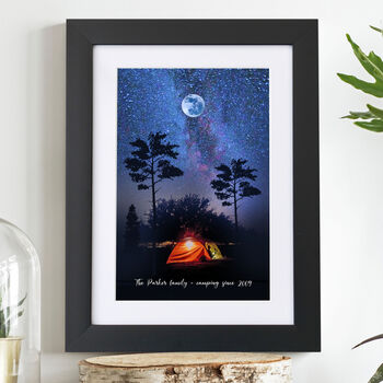 Personalised Family Campers Artwork, 3 of 11