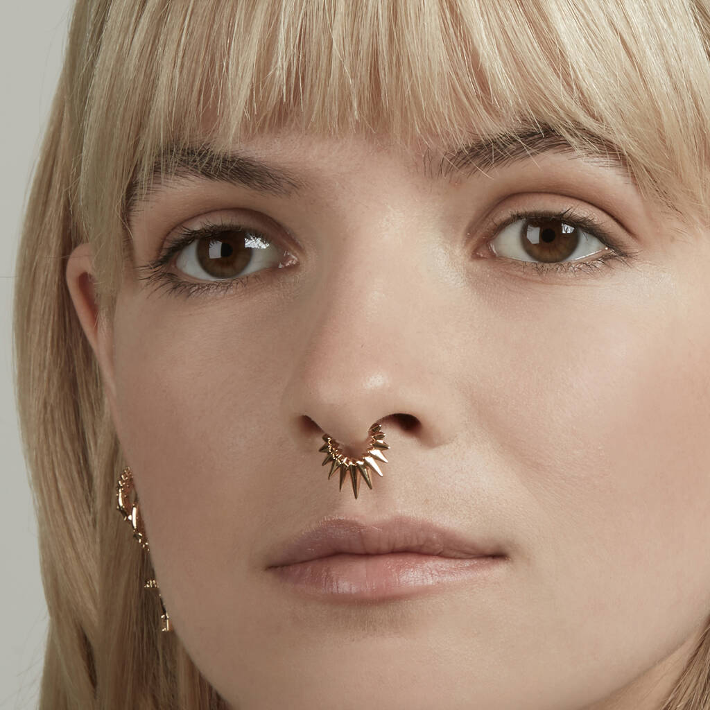Clip On Septum Ring Silver By Kasun London