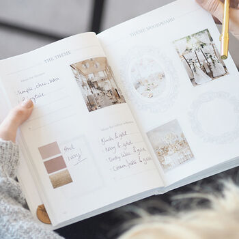 Marble And Gold Foil Wedding Planner, 4 of 12