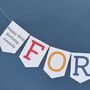 Personalised Forty Birthday Banner : 40th Birthday Party Decoration, thumbnail 3 of 7