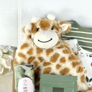 Giraffe Safari New Baby And New Parents Gift Set, 2 of 7