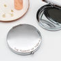 Personalised Message Mirror Compact, thumbnail 1 of 2