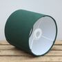 Linen Forest Green Lampshade, thumbnail 6 of 9