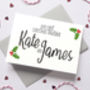 Personalised First Christmas Boyfriend/Girlfriend Card, thumbnail 1 of 3