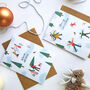 Illustrated Christmas Card Pack, thumbnail 1 of 3