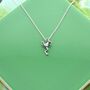 Petite Climbing Frog Cham Necklace, thumbnail 1 of 2