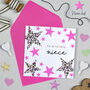 Leopard Love Stars Birthday Card, thumbnail 7 of 9