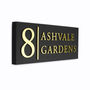Personalised House Sign With Dividing Line, thumbnail 2 of 7