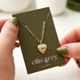 Birthstone Heart Locket 18k Gold Plated Necklace, thumbnail 2 of 12