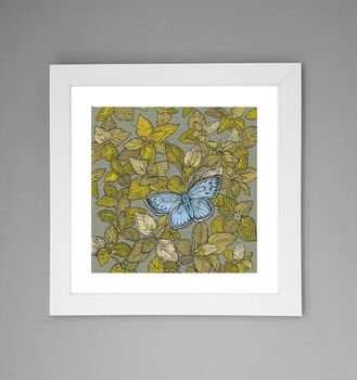 'Large Blue Butterfly' Print, 2 of 3