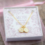 Enamel Initial Charm Necklace, thumbnail 5 of 6