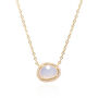 Bianca Moonstone Wedding Pendant Necklace |Gold Plated, thumbnail 4 of 7
