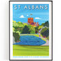 St Albans, Verulamium Park Giclee Print, thumbnail 1 of 3