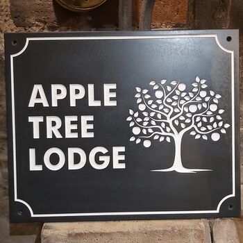 Personalised Slate House Sign, 3 of 12
