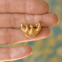 Sterling Silver/18ct Gold Plated Pangolin Pendant, thumbnail 2 of 8