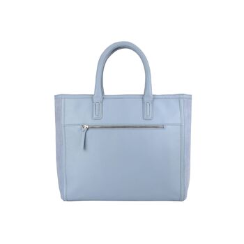 Kendal Zipped Tote Blue, 3 of 4
