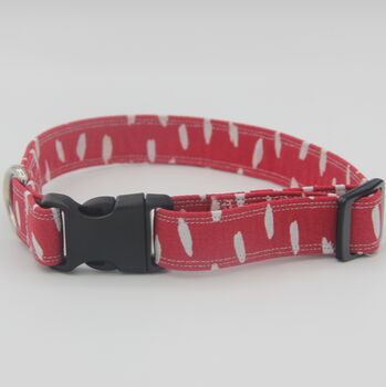 Red Smudge Dog Collar, 5 of 6