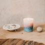 Hand Painted Votive Candle | Bergamot Tea + Jasmine, thumbnail 5 of 6