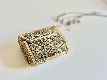 Anarkali Bazaar Kundan Minaudière In A Gift Box, 8 of 8