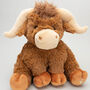 Large Longhorn Highland Cow With Personalised Heart, thumbnail 10 of 12