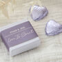 Personalised Valentine's Day Chocolate Hearts, thumbnail 1 of 5