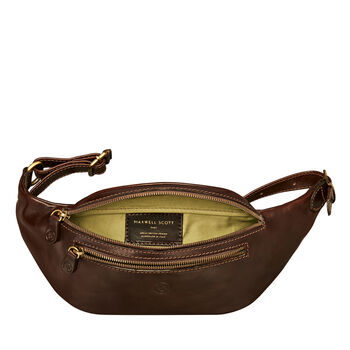 Luxury Italian Leather Bum Bag. 'The Centolla', 8 of 12