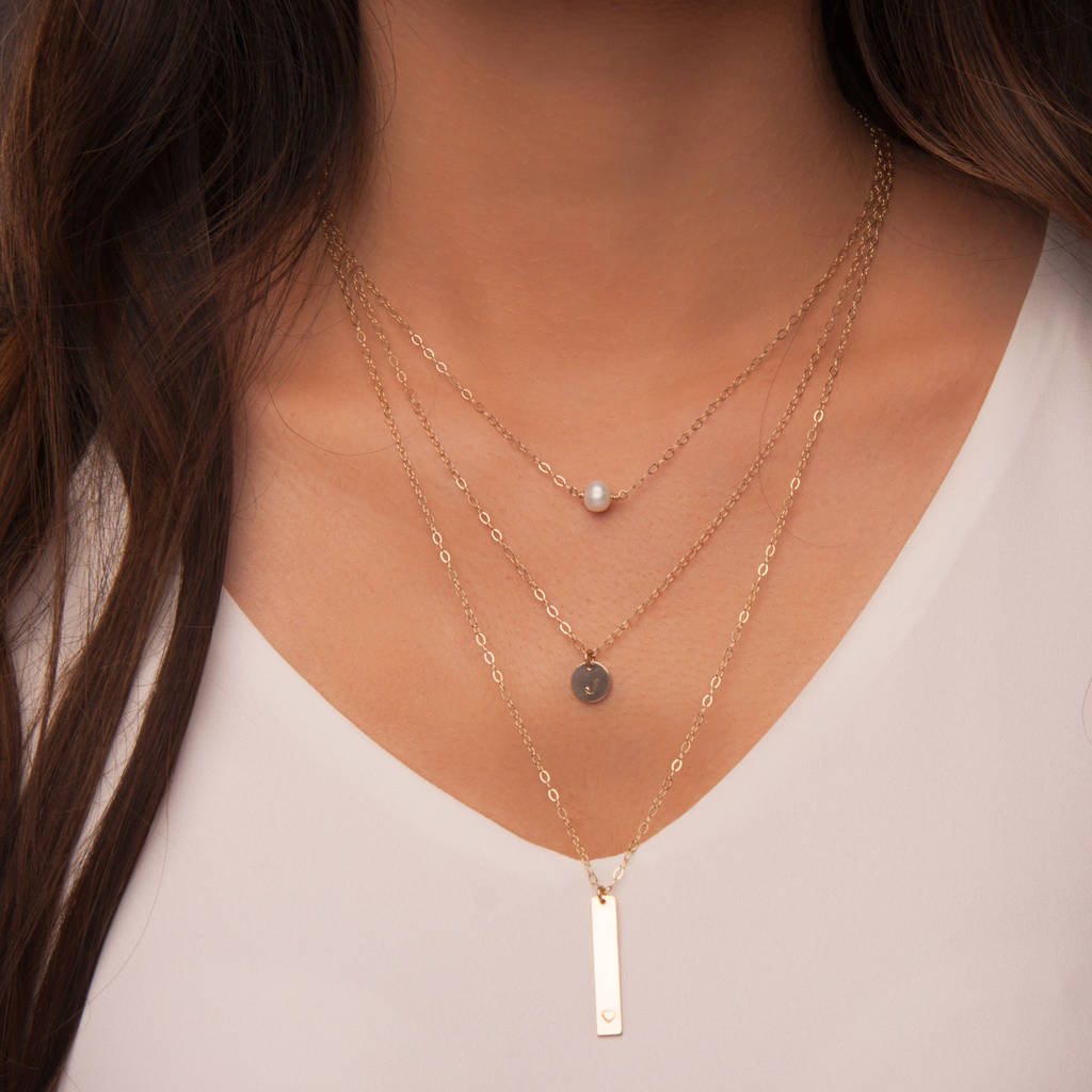 Gold Plated Or Sterling Silver Layered Necklaces By Lulu + Belle ...