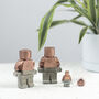 Four Robot Copper Concrete Family Set, thumbnail 2 of 5