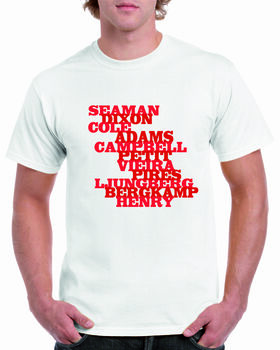 All Time Favourite Football Team T Shirt, 5 of 9