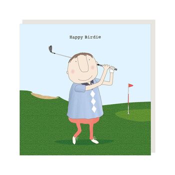Birdie Golfing Birthday Card For Him, 2 of 2