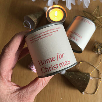 Personalised Christmas And Spice Candle, 2 of 5