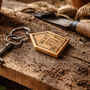 Oak House Keyring 'Shed Keys', thumbnail 1 of 2