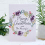 Personalised Family Couple Christmas Card, thumbnail 2 of 3