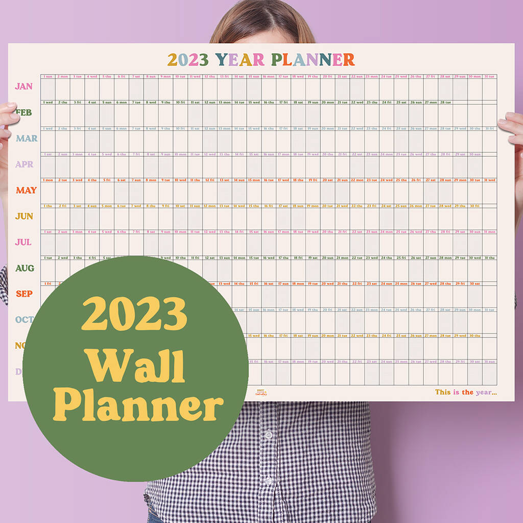 2023 This Is The Year Wall Planner, 1 of 5