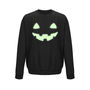 'Pumpkin Face' Halloween Unisex Sweatshirt Jumper, thumbnail 10 of 10