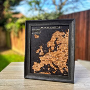 Travel Gifts Europe Push Pin Board Visited Countries, 5 of 5