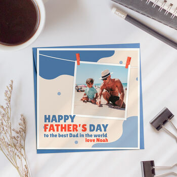 Personalised Photo Father's Day Card, 4 of 4