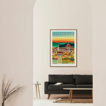 Florence, Italy Travel Print, Can Be Personalised, 6 of 8