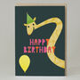 Giraffe Birthday Card, thumbnail 1 of 2